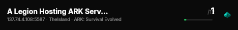 A Legion Hosting ARK Server - (v361.7) live status badge
