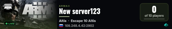 New server123 live status badge