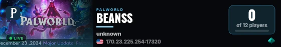 BEANSS live status badge