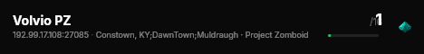 Volvio PZ live status badge