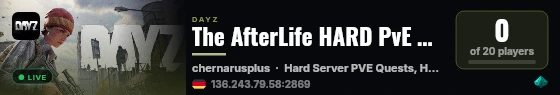 The AfterLife HARD PvE PL/EU AI TrejeSkills|DNA|Horde|Monsters| live status badge