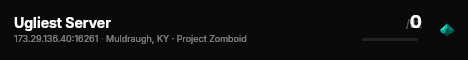 Ugliest Server live status badge