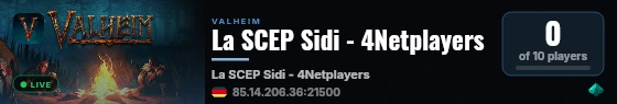 La SCEP Sidi - 4Netplayers live status badge