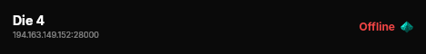 Die 4 live status badge