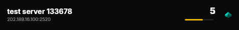 test server 133678 live status badge